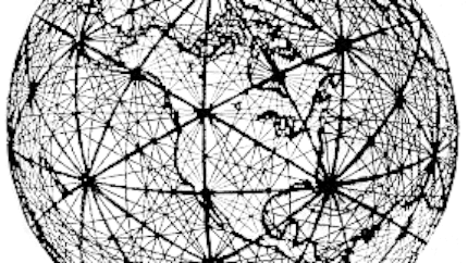 Le maillage des réseaux tellurique sur terre